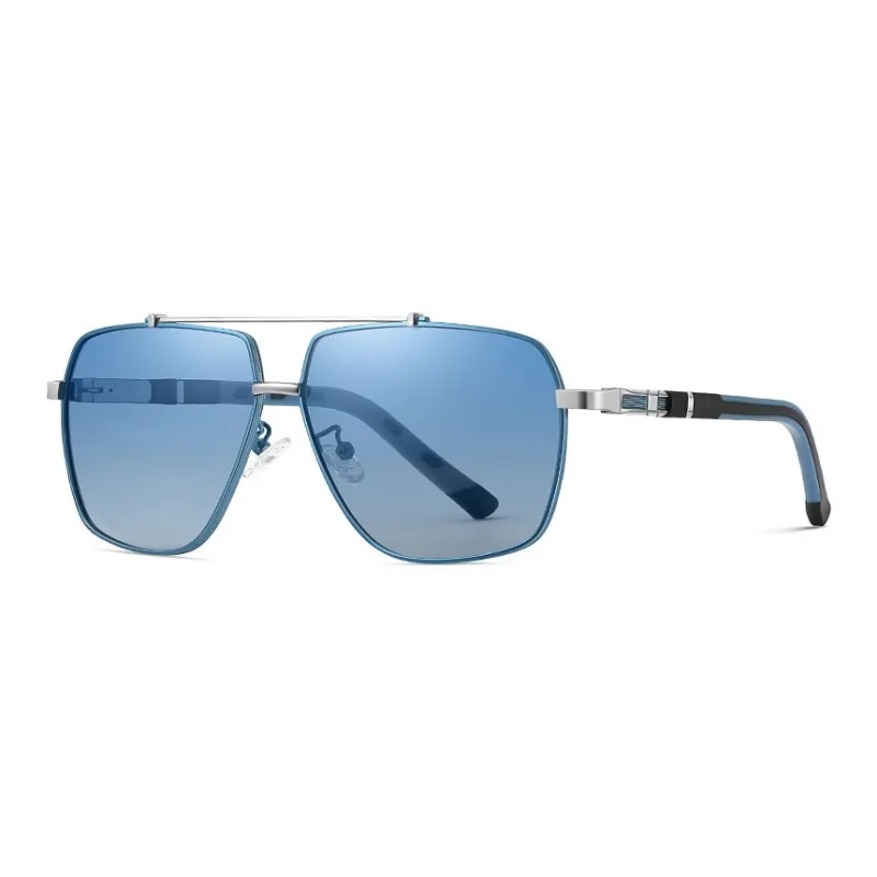 TUCANO TR/Memory Plastic Metal Aviator Sunglasses Unisex-2