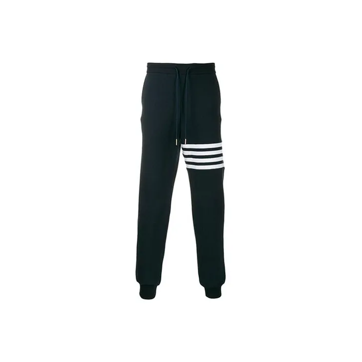THOM BROWNE 4 Bar Cotton Track Pants-0