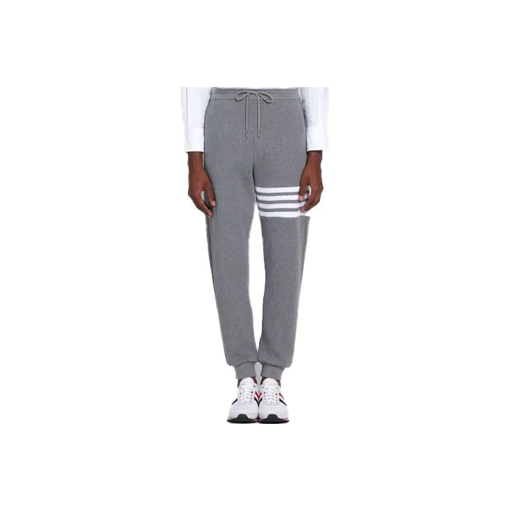 THOM BROWNE 4 Bar Waffle Stitch Track Pants-0