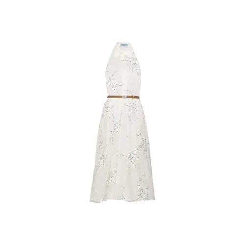 PRADA Sleeveless Dress Women's White