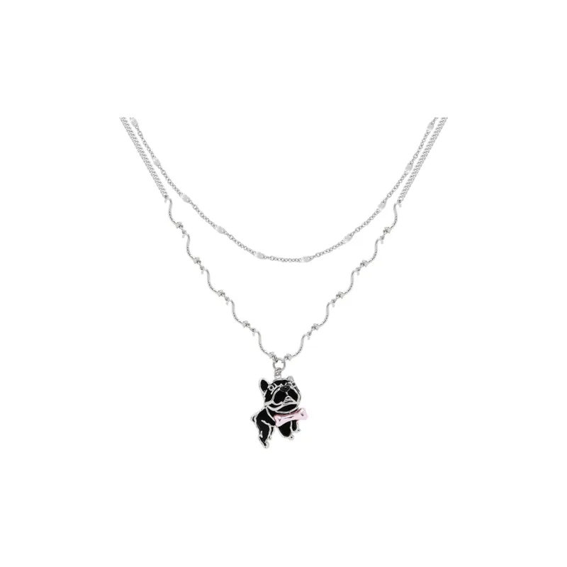 KING OF BLING Alloy, Oil Drip Necklaces Women's-0