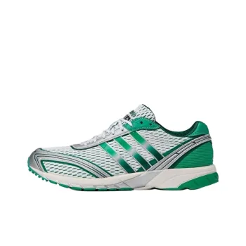 SPORTY & RICH x Adidas Originals Adizero Adios 1 Anti Slip Wear Resistant Low Top Casual Shoes Unisex White Green