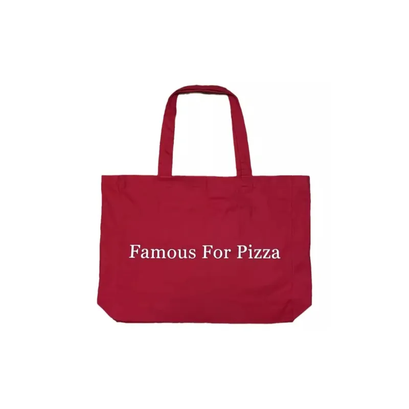 NOMK Nylon Tote Bag, Shoulder Bag Women's Yellow/White/Red-6
