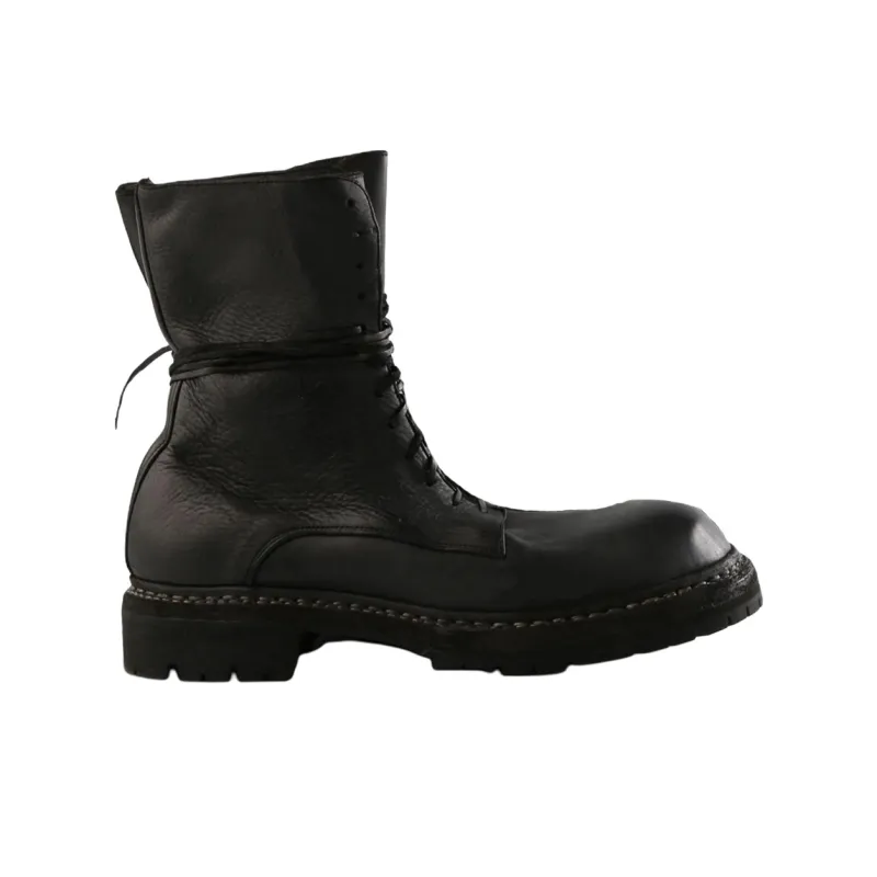 GUIDI Big Daddy Ankle Boots Men's Black-1