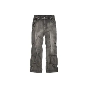 WE11DONE SS24 Jeans Men's Black