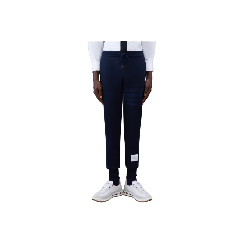 THOM BROWNE 4 Bar Loopback Track Pants-0