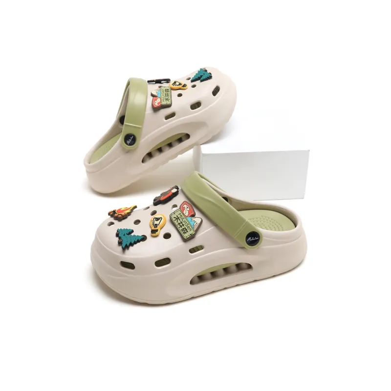 Mulinsen Clogs Women's Khaki Green-3