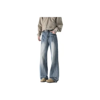 WKOOG Jeans Unisex Blue