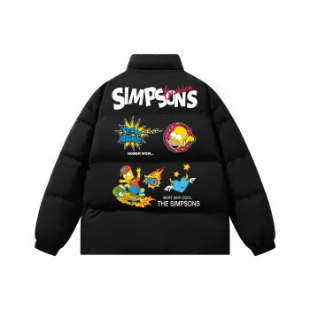 The Simpsons Puffer Jacket Unisex