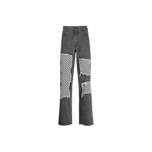Haculla Checkerboard print Lose fit Jeans