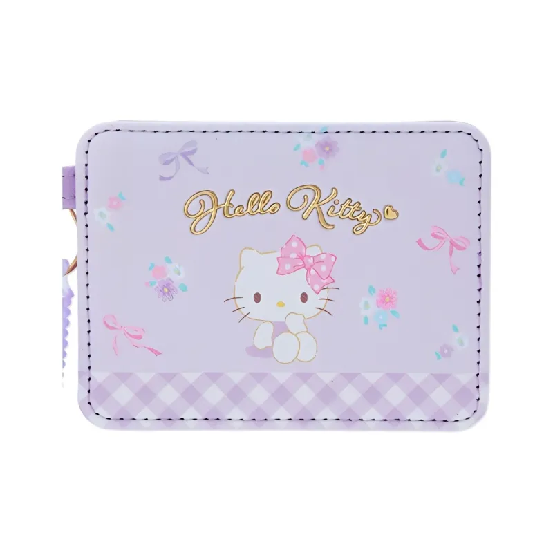 Sanrio PU Patch PVC Document Wallet Card Holders Regular Women's Light Purple-1