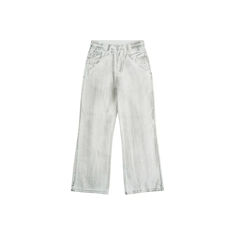 PANDA ADEVIL Jeans Unisex Dirty White-0