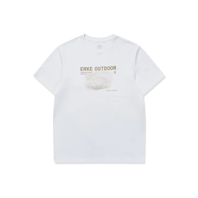 Erke T Shirts Men True White-0