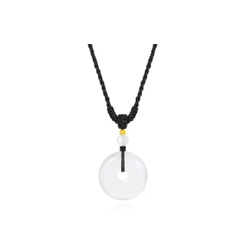 Love Jewelry Natural Chalcedony Jade Necklaces Unisex