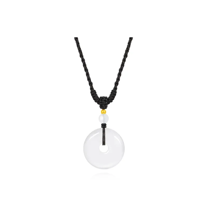Love Jewelry Natural Chalcedony Jade Necklaces Unisex-0