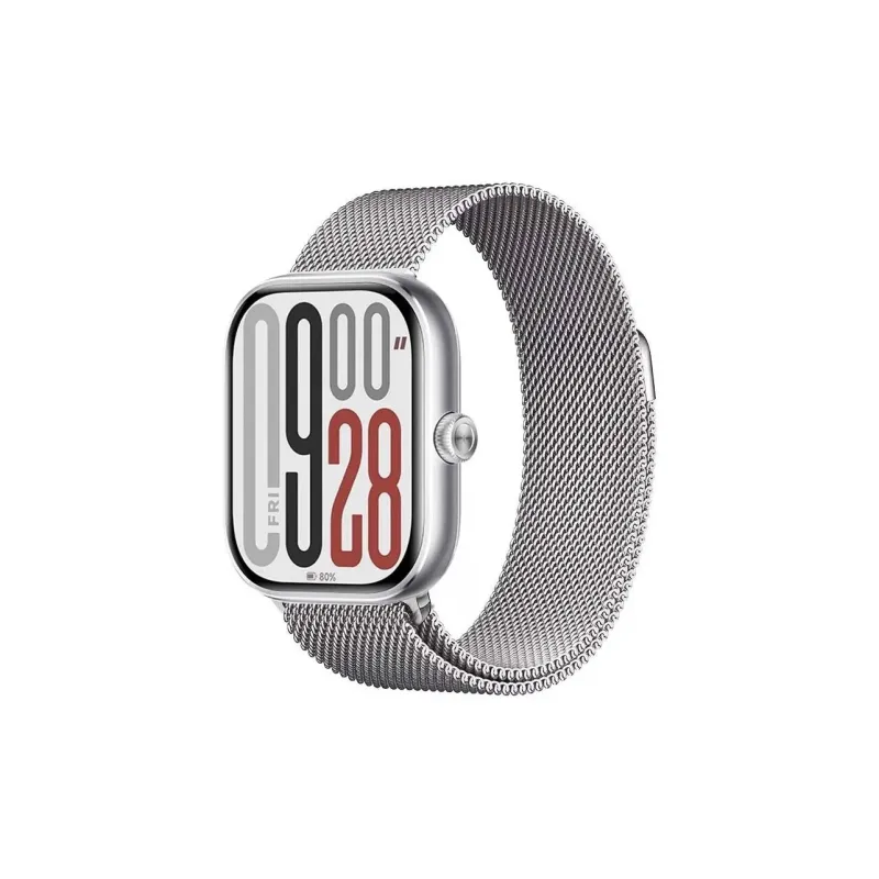 MUZHITIANKONG Xiaomi Red Beige Compatibility Watch Band 22CM Stainless Steel Material-4