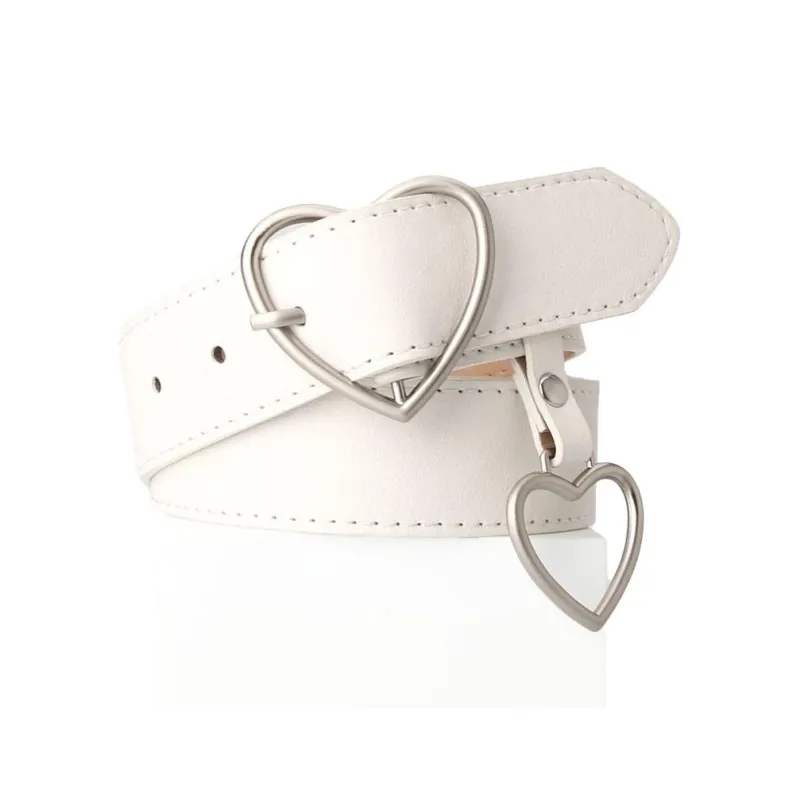 JEANSWEST PU Leather Belts Women's 3.4CM-2