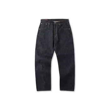 TEKABLU Jeans Men's Raw Denim Blue