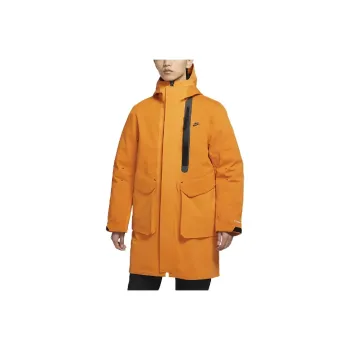 Nike Parka Coats Men Light Curry Yellow