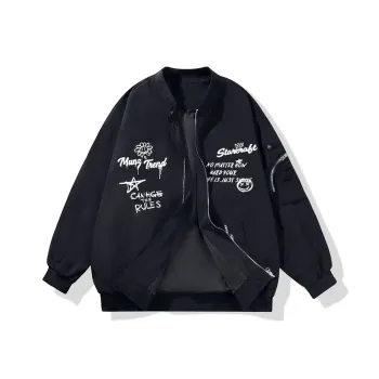 XINGJIZHE Jackets Coats Unisex Phantom Black