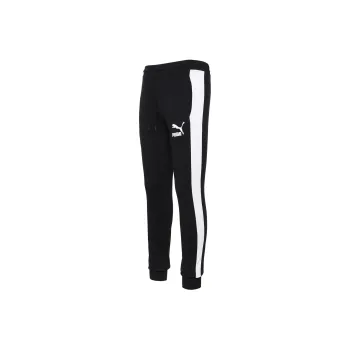 PUMA Back Big Knitted Sweatpants Men's Black