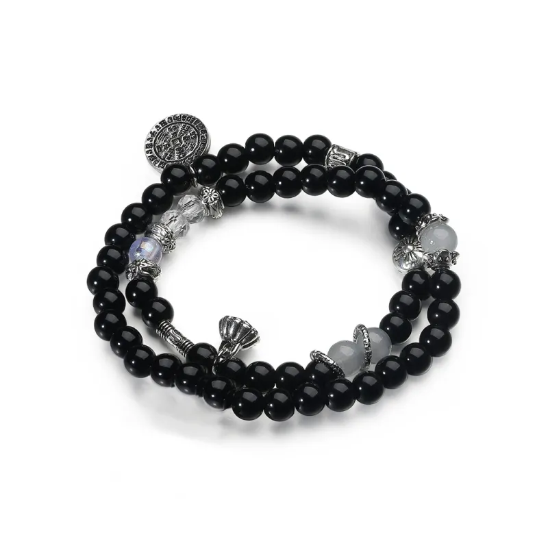 ZHOUDIWANG Ebony Bracelets Unisex-7