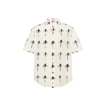 SAINT LAURENT Printed Short sleeved Shirt