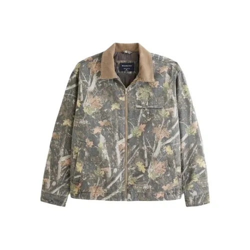 Abercrombie＆Fitch Jackets Men Gray