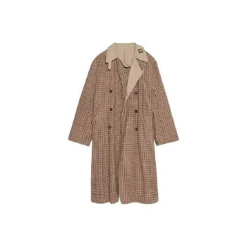 Balenciaga Reversible Double Breasted Trench Coat