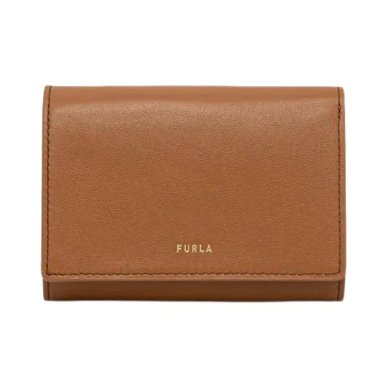 Furla Leather Wallet Medium Size Women's Brown-0