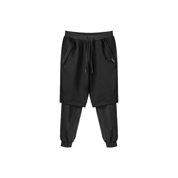 NORVINCY Western Outdoor Trendy Knitted Fabric Cargo Pants Unisex-0