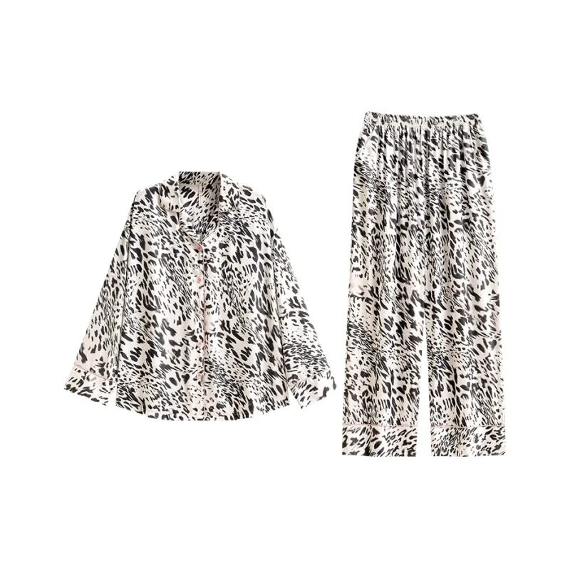 Yue Nei Pajama Set Women's Paper Ink White-0