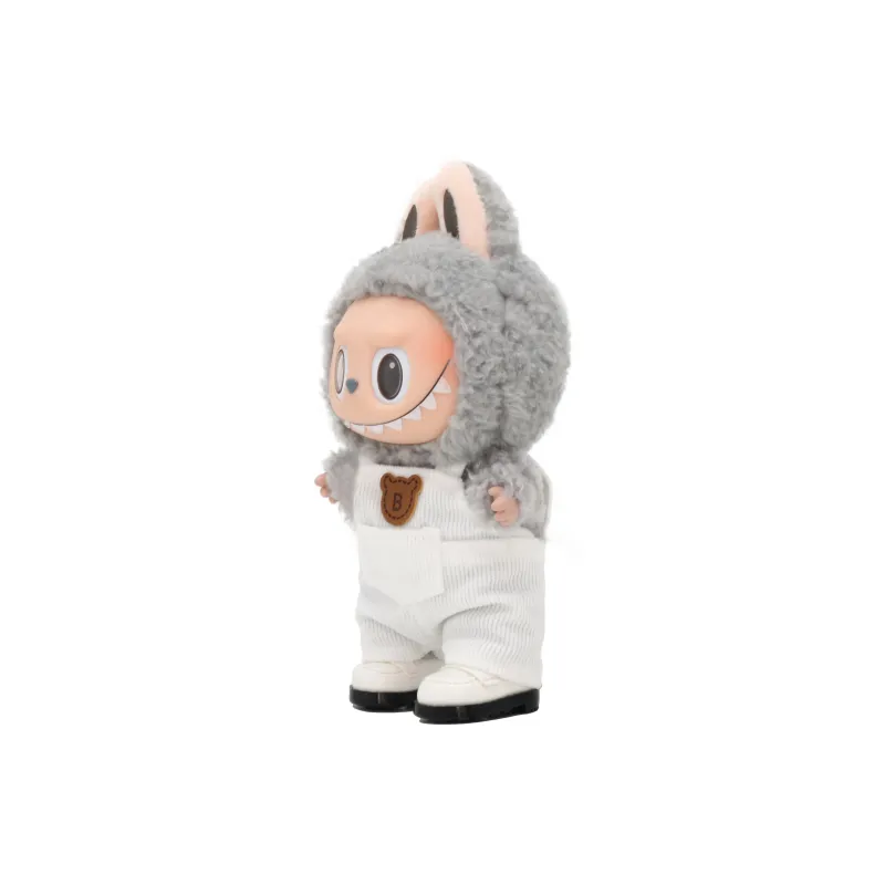 POP MART Labubu The Monsters Tasty Macarons Sesame Bean Vinyl Plush Pendant-1