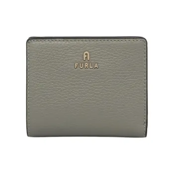 Furla Natural Leather Wallet Women's Green