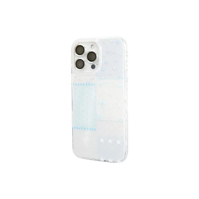Wei Xin Acrylic Material Patchwork Blue Bowknot Phone Cases Compatible With IPhone 16/15 Pro Max/Apple 13/14 Pro/Max-6