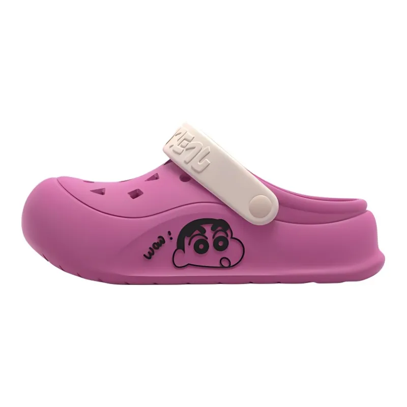 Ming Sheng Crayon Shin Chan Clogs Summer Squashy And Bouncy Feeling Cute Slip Resistant Home Slippers-12