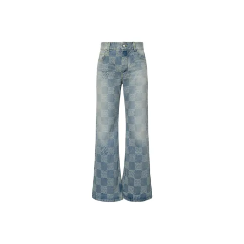 LOUIS VUITTON Damier Denim Skate Pants