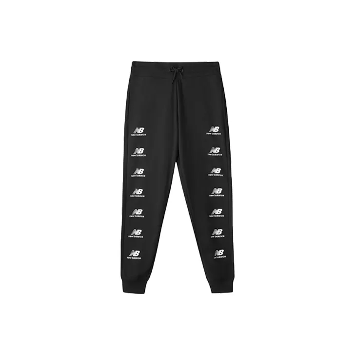 New Balance Knitted Sweatpants Men Black-0