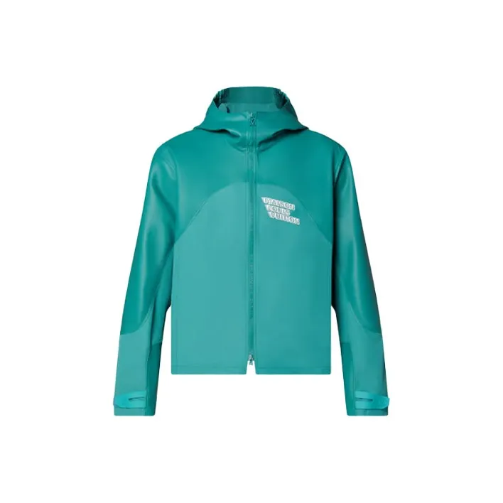 LOUIS VUITTON FW21 Leather Jacket Men's Green-0