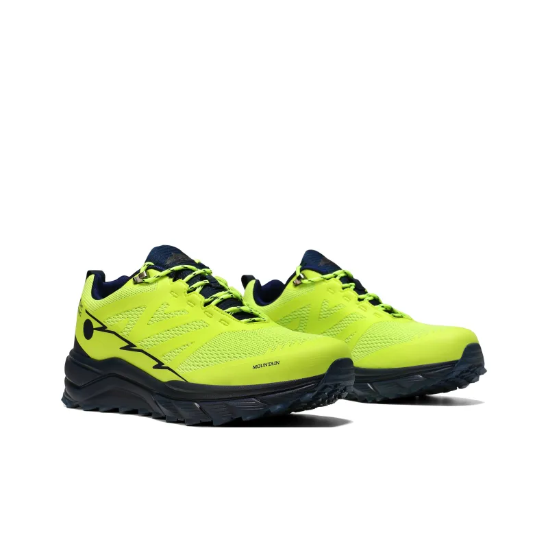 SNOW FLYING Wilderness Series Mountaineering Hiking Shoes Men's Neon Green-5