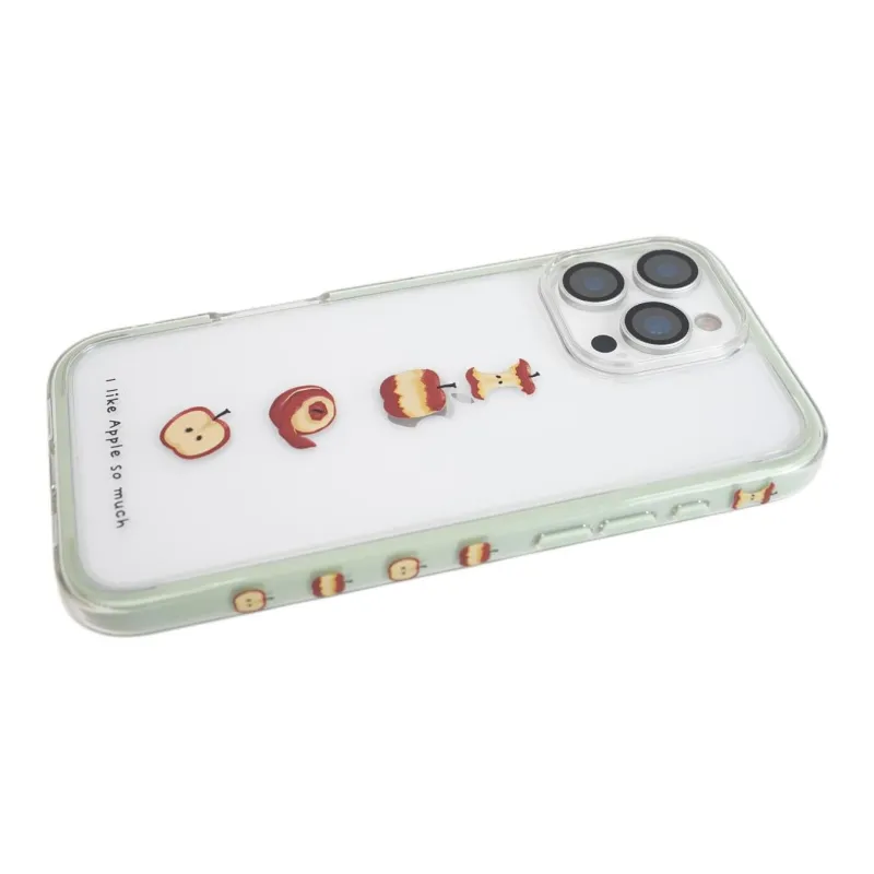 Sopi Acrylic Material 2 in 1 Apple Core Phone Cases Compatibility With IPhone 16/15/13/14/Pro/Max-15