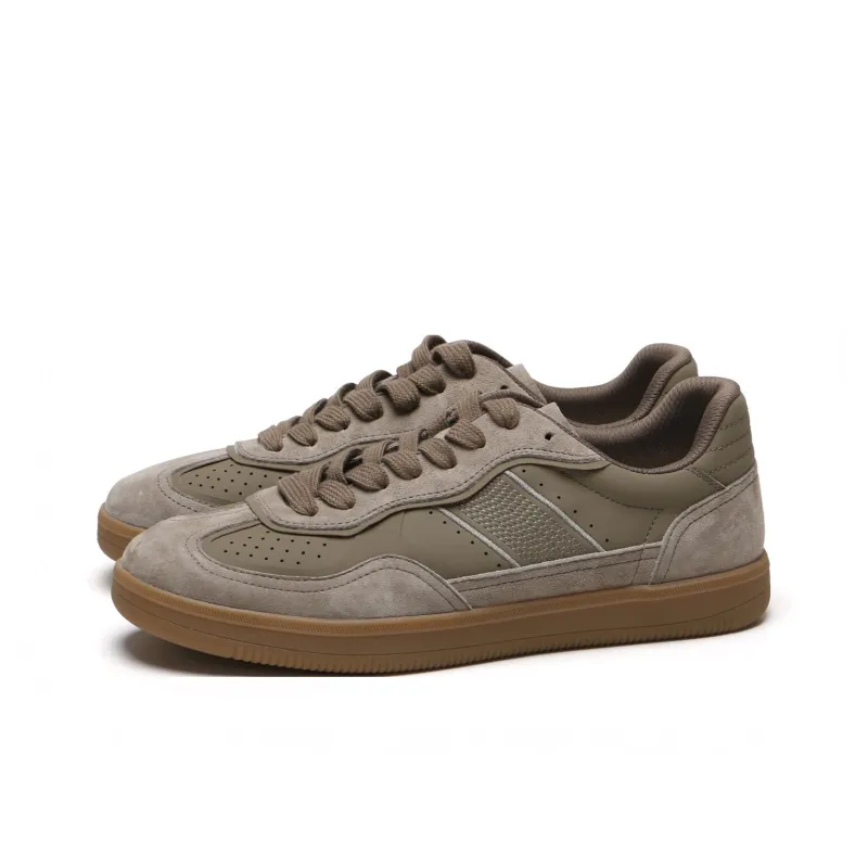 Meixi Low Top Skateboard Shoes Men's Ecru-5