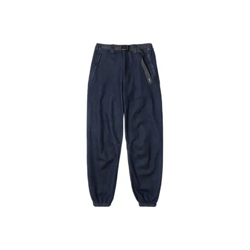 Prth Promethean Jogger Thickened Jeans Winter Unisex Blue
