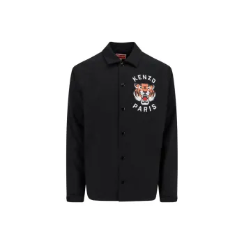 KENZO Lucky Tiger Quilted Coach Jacket