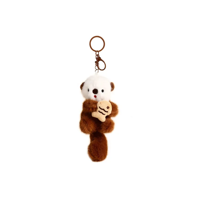 CinvaiKrose Plush Bag Accessory Women's Khaki/Gray/Brown-3