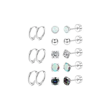 Inkopper Alloy Stud Earrings Unisex