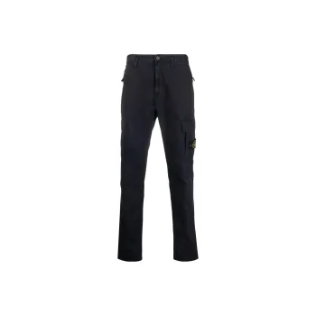 STONE ISLAND Cargo Pants Men Blue