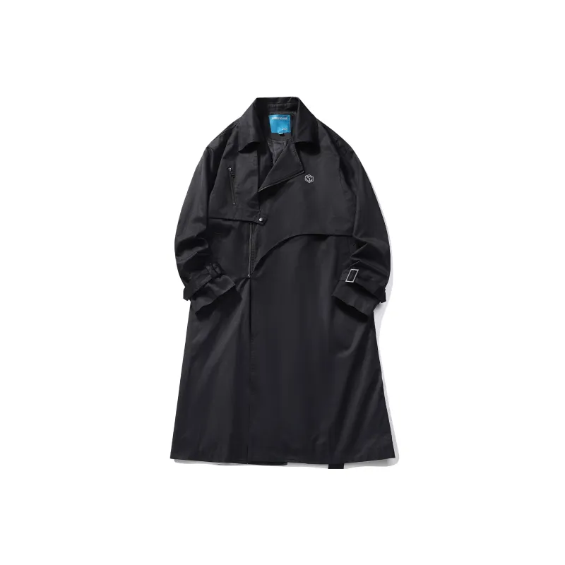 Guuka Trench Coats Men Black-0
