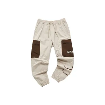 White Mountaineering X FILA FUSION Cargo Pants Men Skin Gray