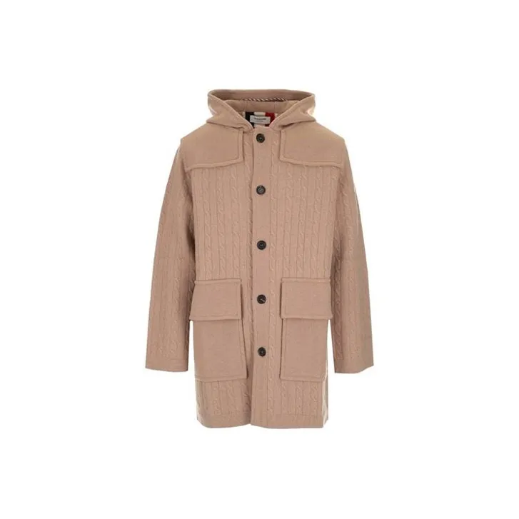 THOM BROWNE Parka Coats Men Light Umber-0